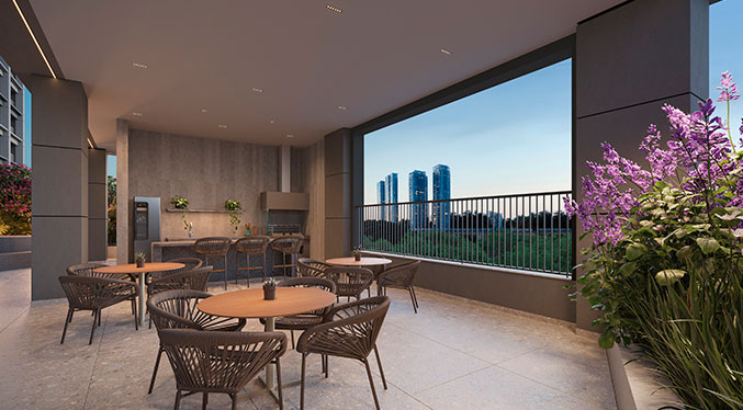 ÁREAS EXCLUSIVAS DE LAZER.