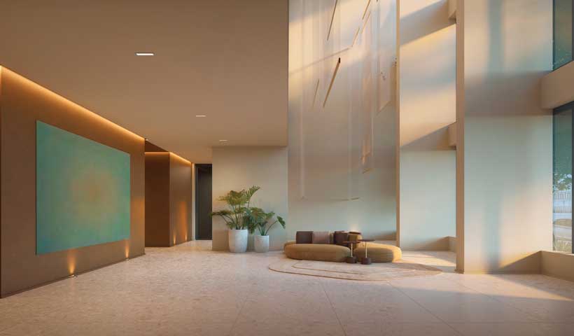 Lobby – Perspectiva ilustrada