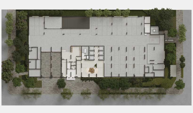 Implantação acesso térreo